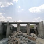 Achwa 1 traversa in costruzione
