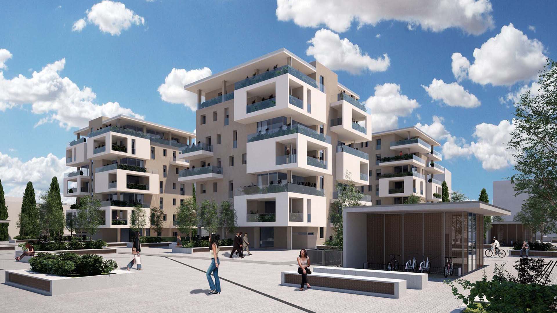 Alpac Modena City Life previsti tre edifici su via Peretti