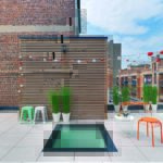 Fakro finiestra DXW installata su un tetto a balcone