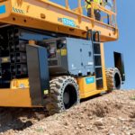 Haulotte Hs5390 E Max opera sicuro anche in pendenza