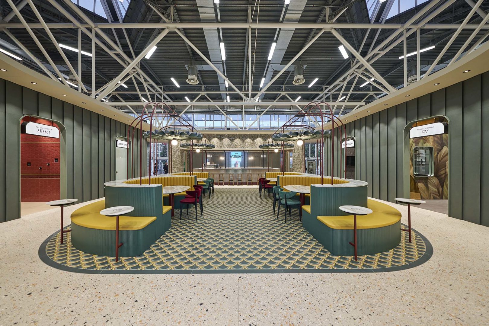 Iris Ceramica Group a Cersaie24 ha presentato i prodotti in un Foyer