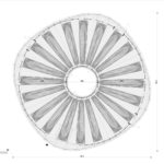 Padiglione Hybrid Flax planimetria dell'edificio