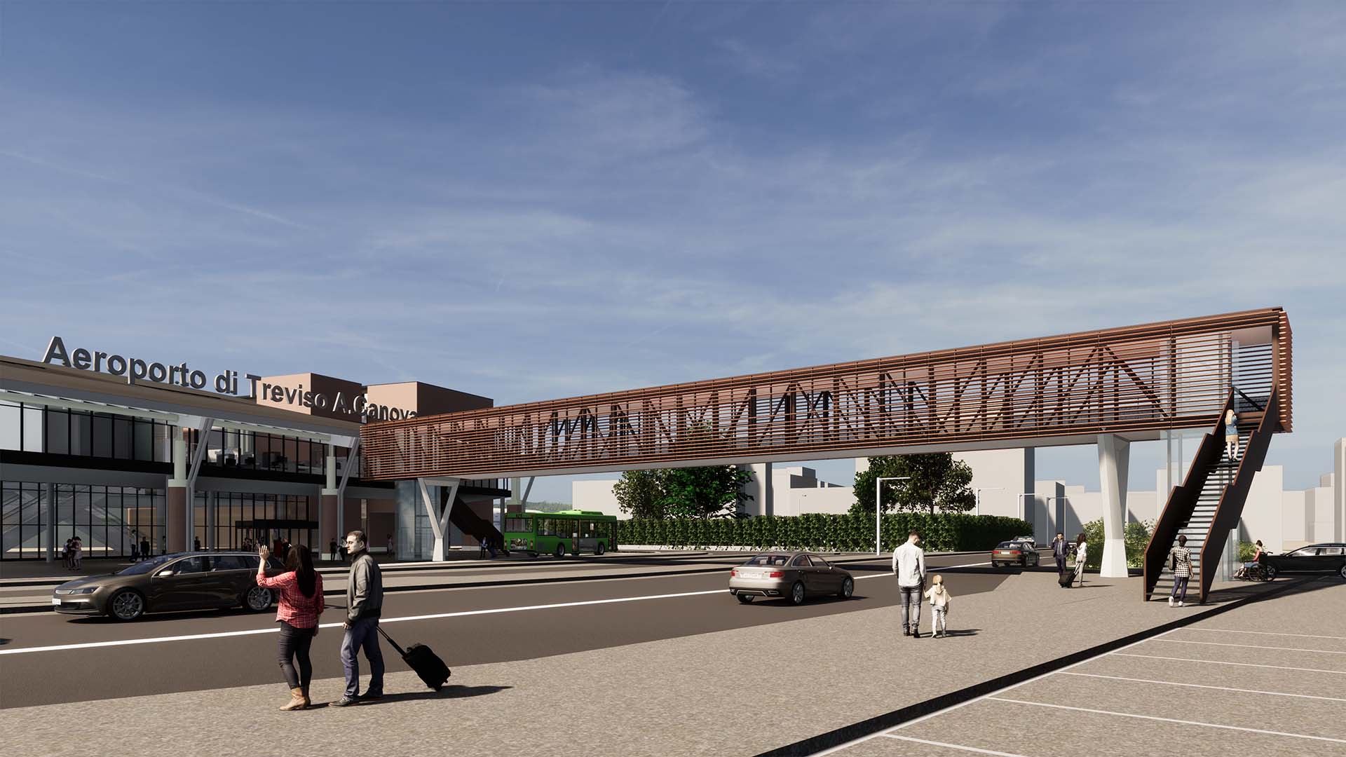 Render della passerella