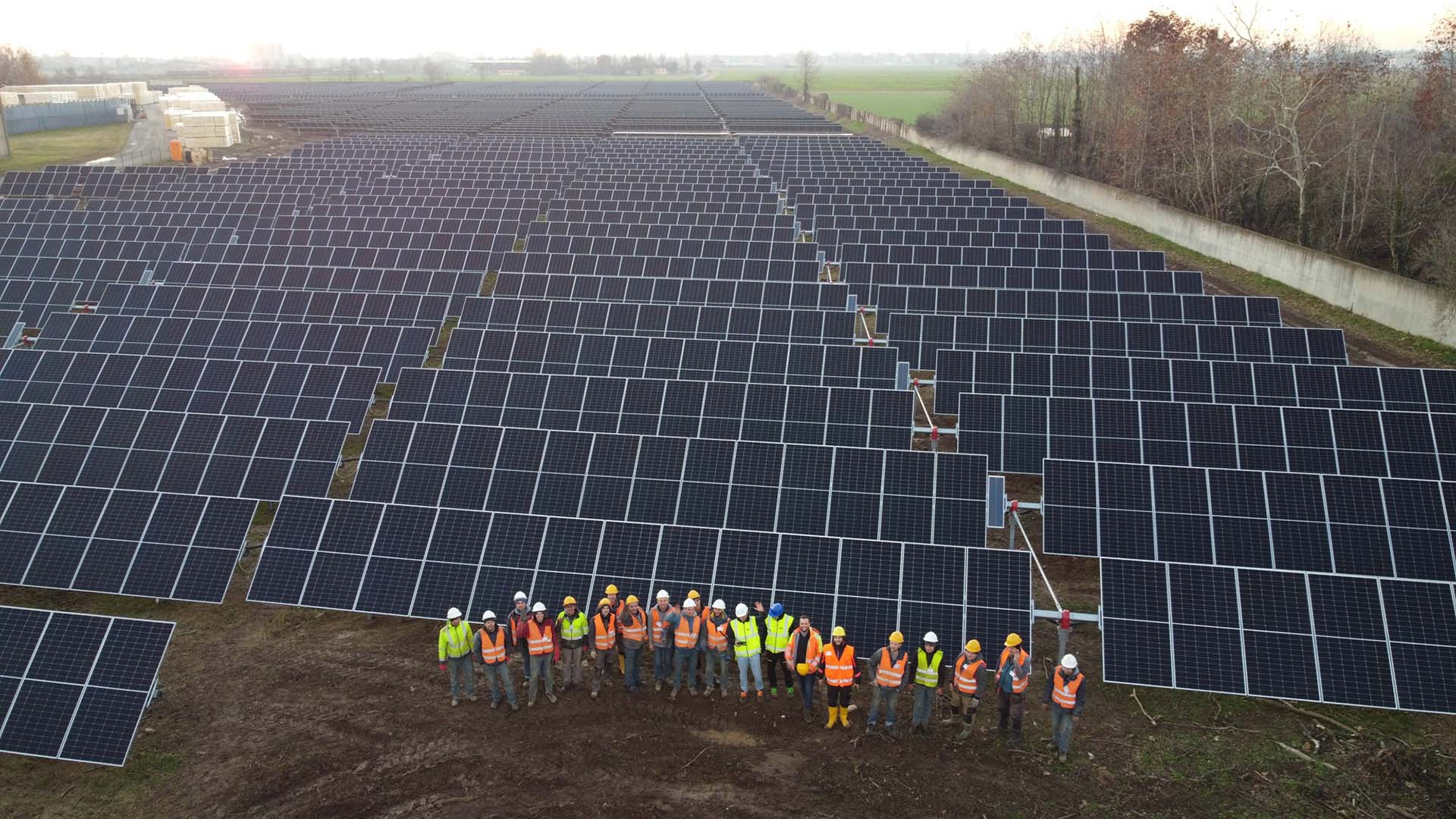 Saint Gobain l'impianto fotovoltaico di Vidalengo (Bg)