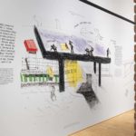 Sottsass interno della mostra Architetture paesaggi rovine