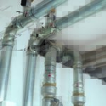 Viega impianto della centrale termica e_sanitaria_con_sanpress inox prestabo e i raccordi di bronzo