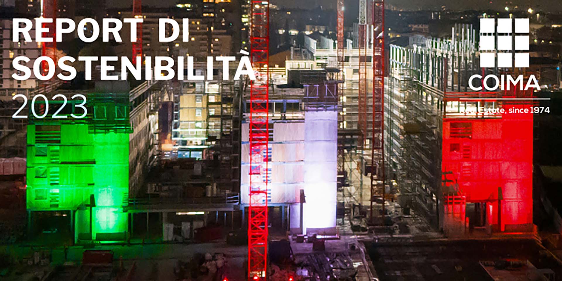 Coima copertina del report di sostenibilità