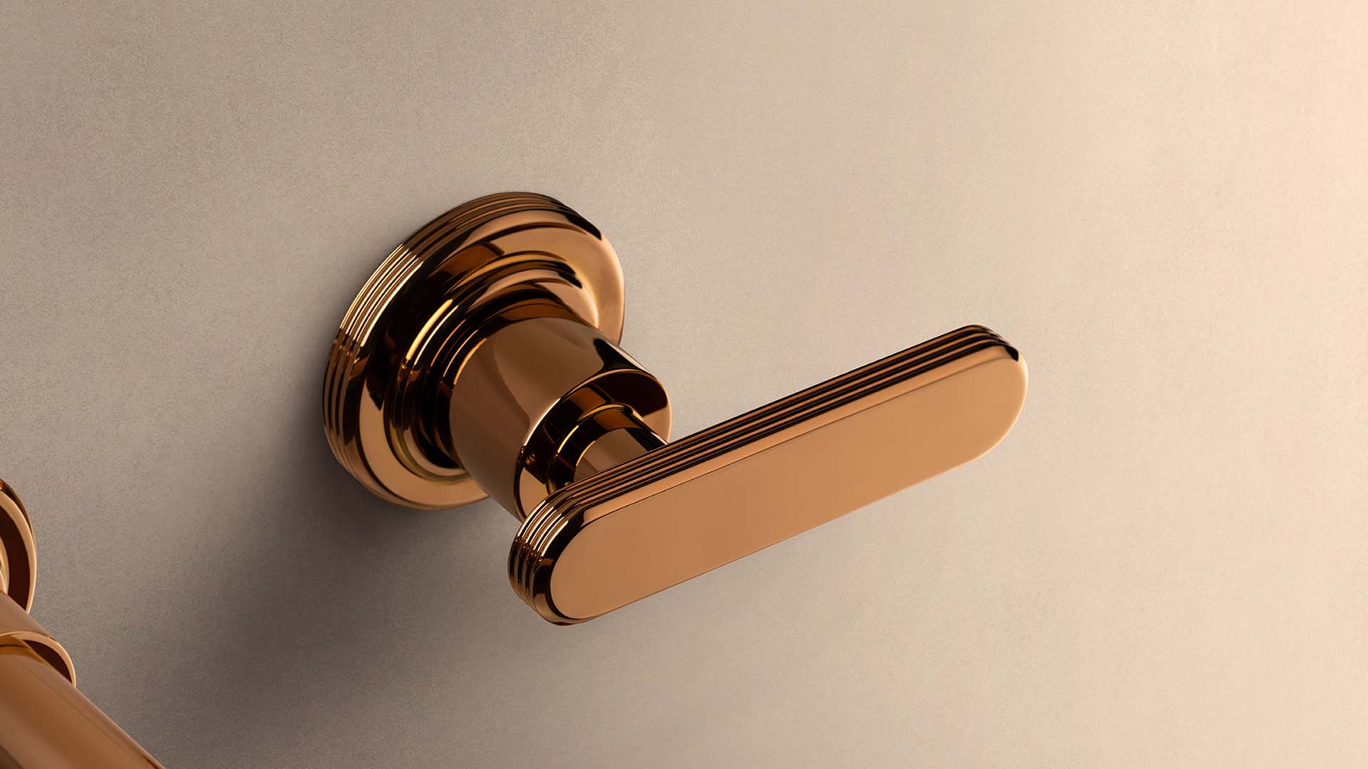 Fima Carlo Frattini Park Lane bronzo ambrato dettaglio manopola