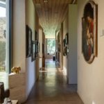 L'interno della villa dai tre patii stile domus romana