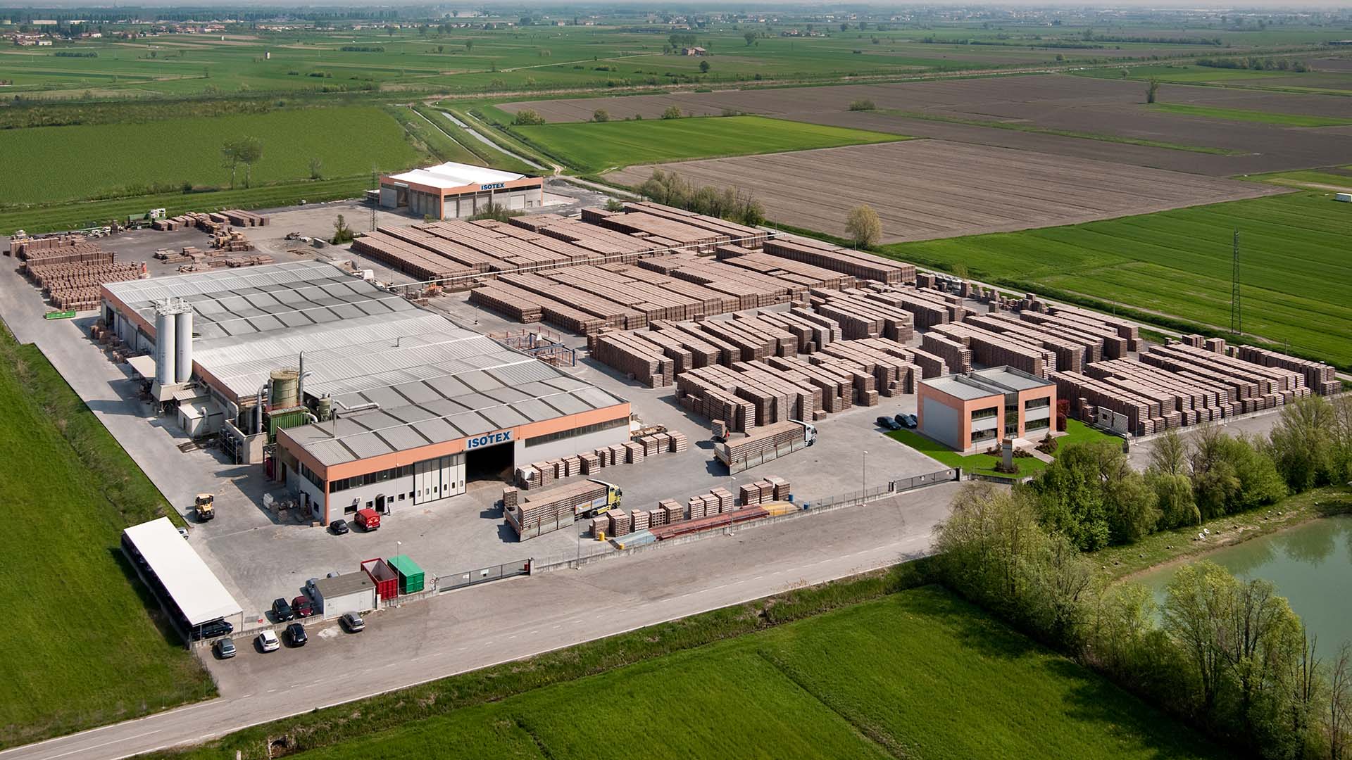 Isotex stabilimento a Poviglio provincia di Reggio Emilia
