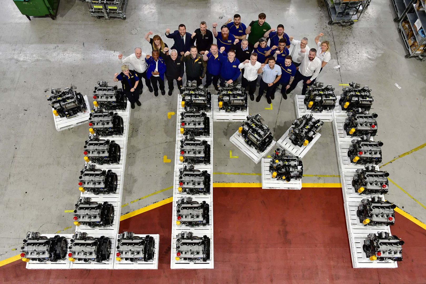 Jcb milionesimo motore festeggiato a Foston