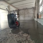 Laterlite Ospedale Bolzano lavori di gettata