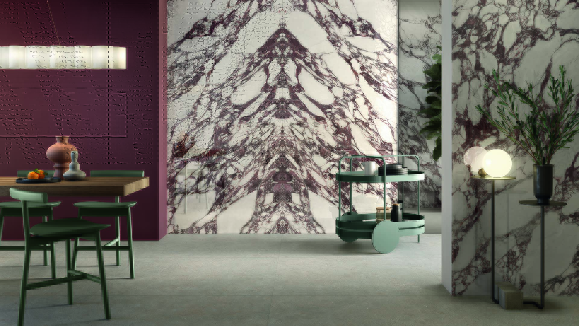 Lea ceramiche noblesse violaarabesque_intense_crete