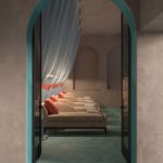 Novacolor palette aura in ambiente spa&wellness