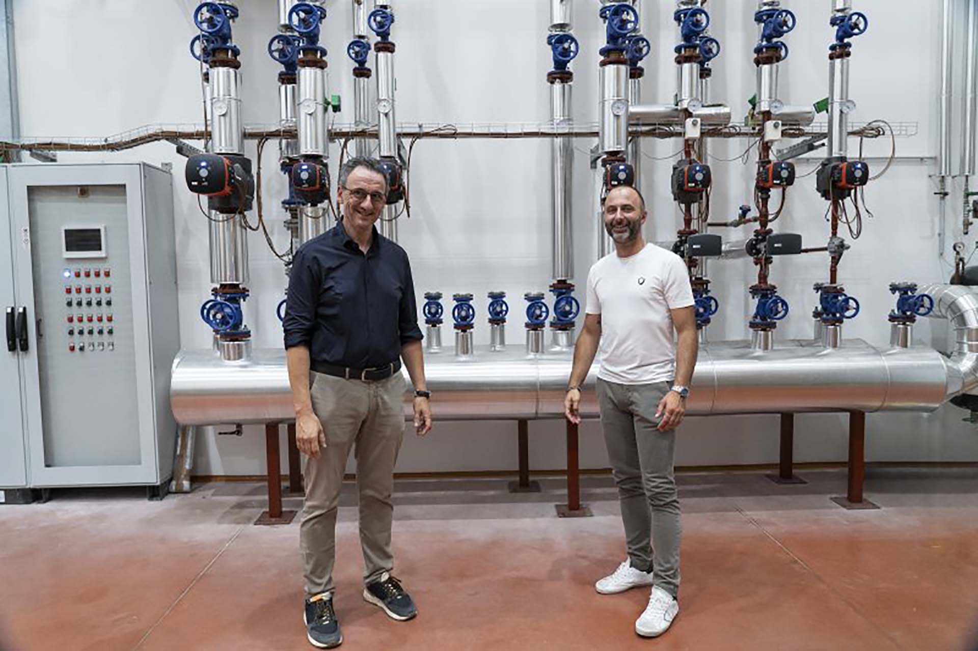Viega pastificio Felicetti l'installatore Michele Varesco con ctc Viega Daniele Saccani