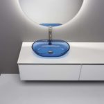 Artelinea Cortina traslucido blu
