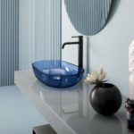 Artelinea Cortina traslucido blu