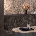 Fiandre Showroom Bathroom Selenite Greige Breccia Imperiale