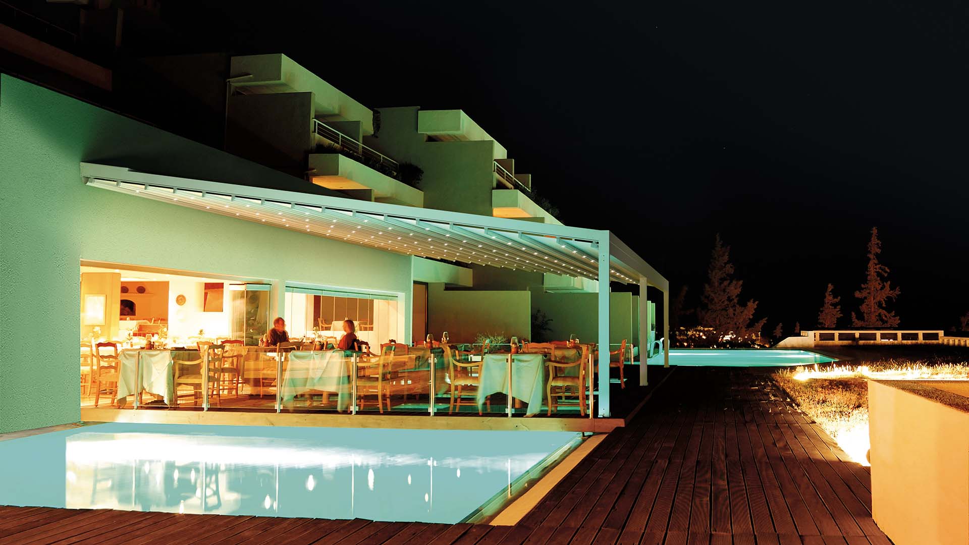Gibus med quadra 165 illuminata con led