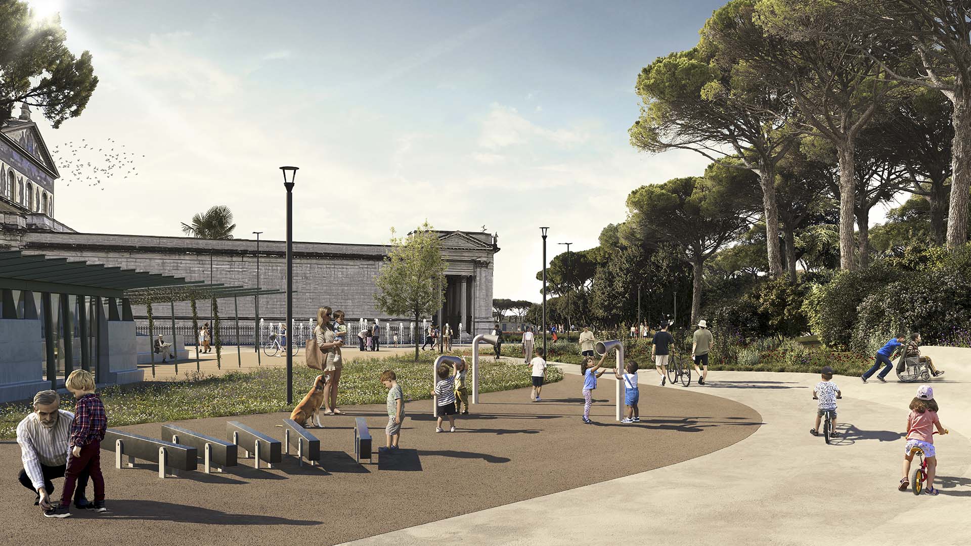 Land Parco Schuster playground ©Alessandro Argentesi