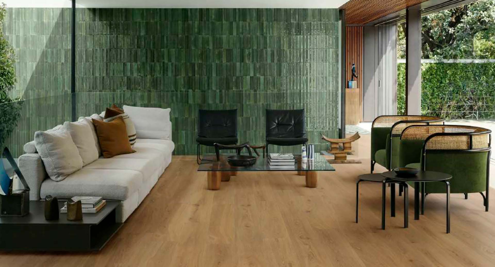 Marazzi Crogiolo Lume Green Struttura 3D