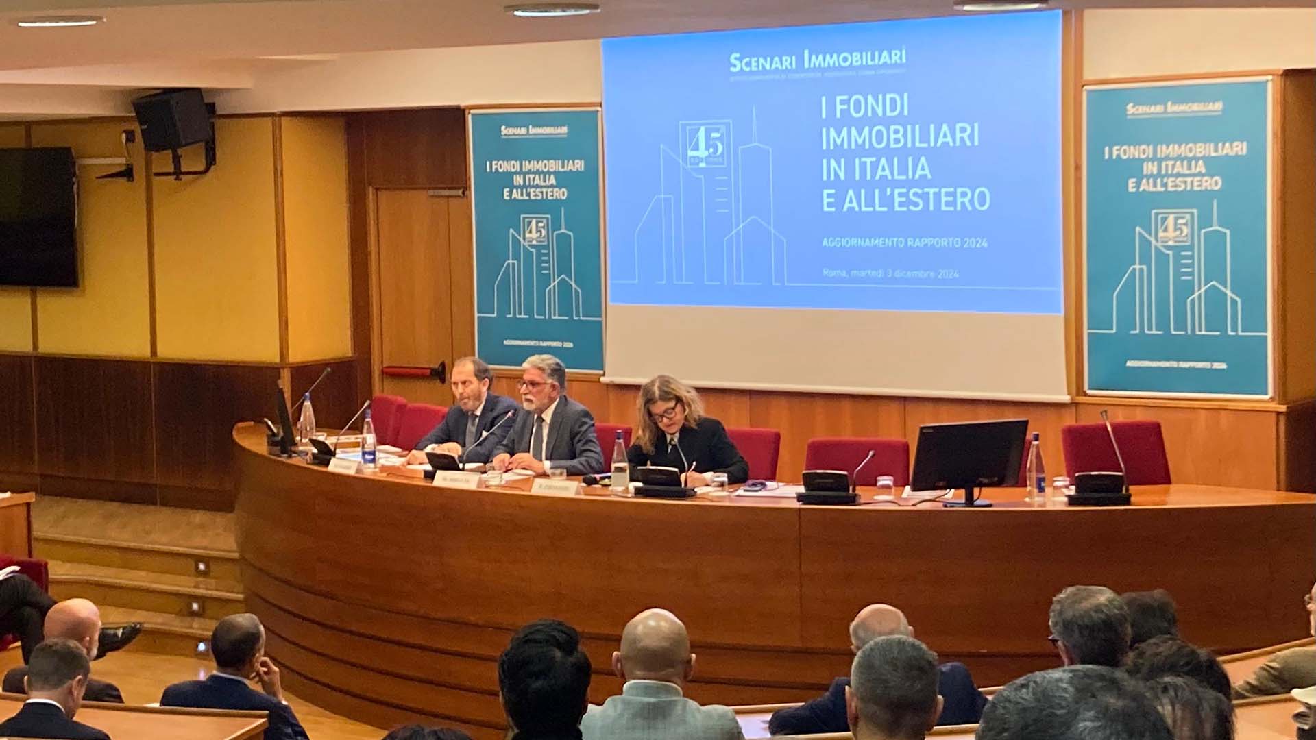 Scenari immobiliari presentazione rapporto relativo ai Fondi immobiliari