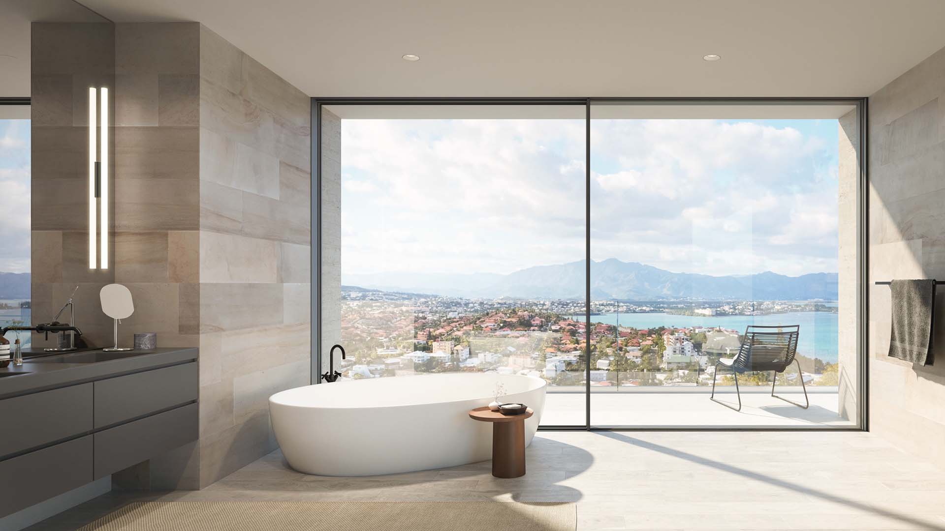 Schüco AS PD 75 m installato in bagno