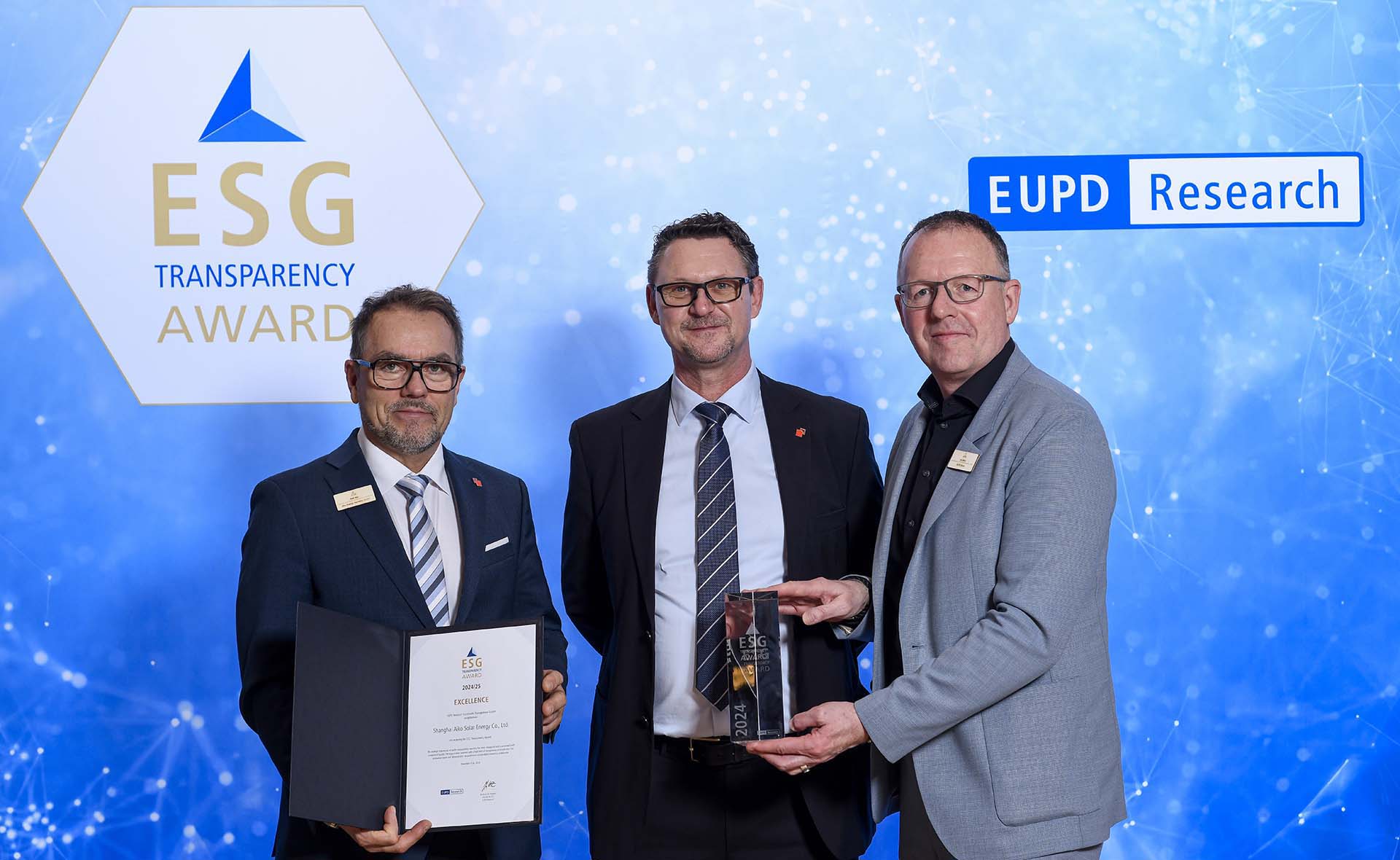 Aiko insignito dell'Esg Transparency Award
