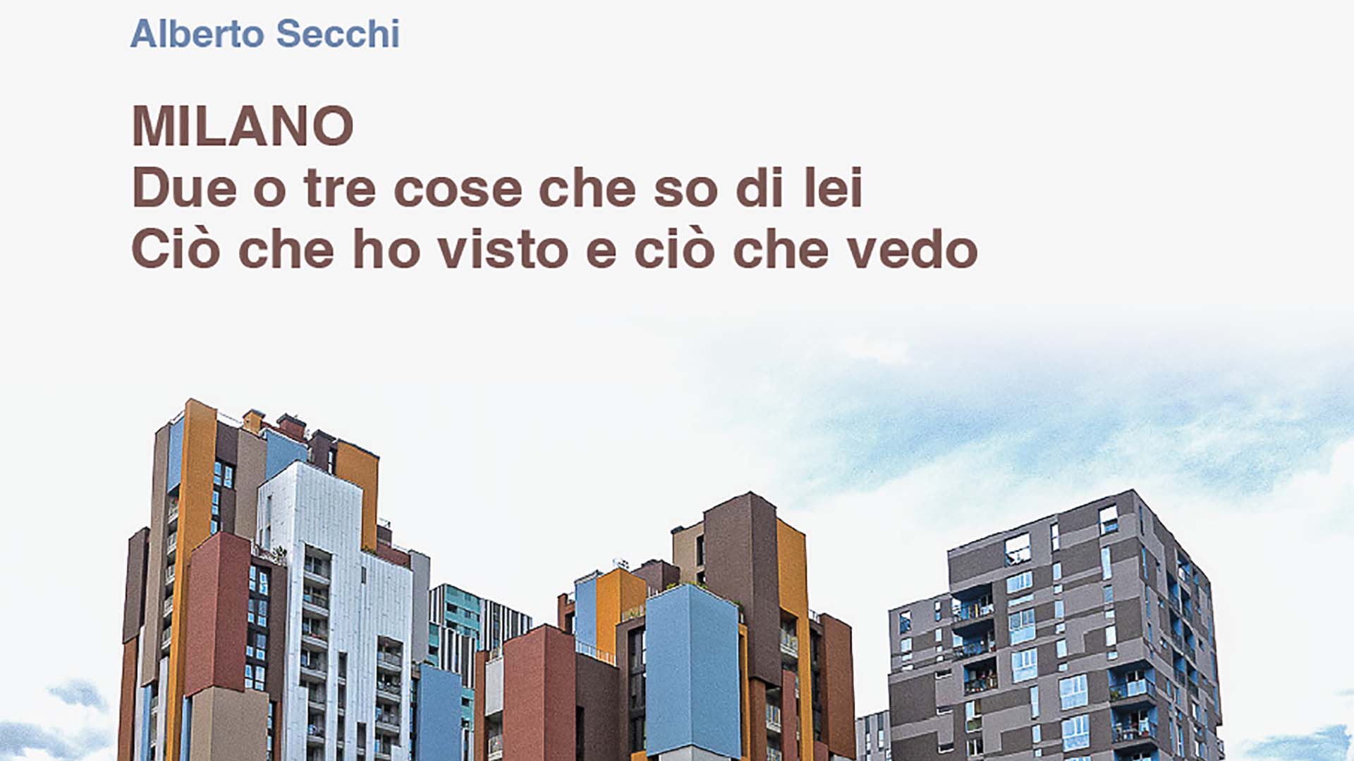 Alberto Secchi copertina libro
