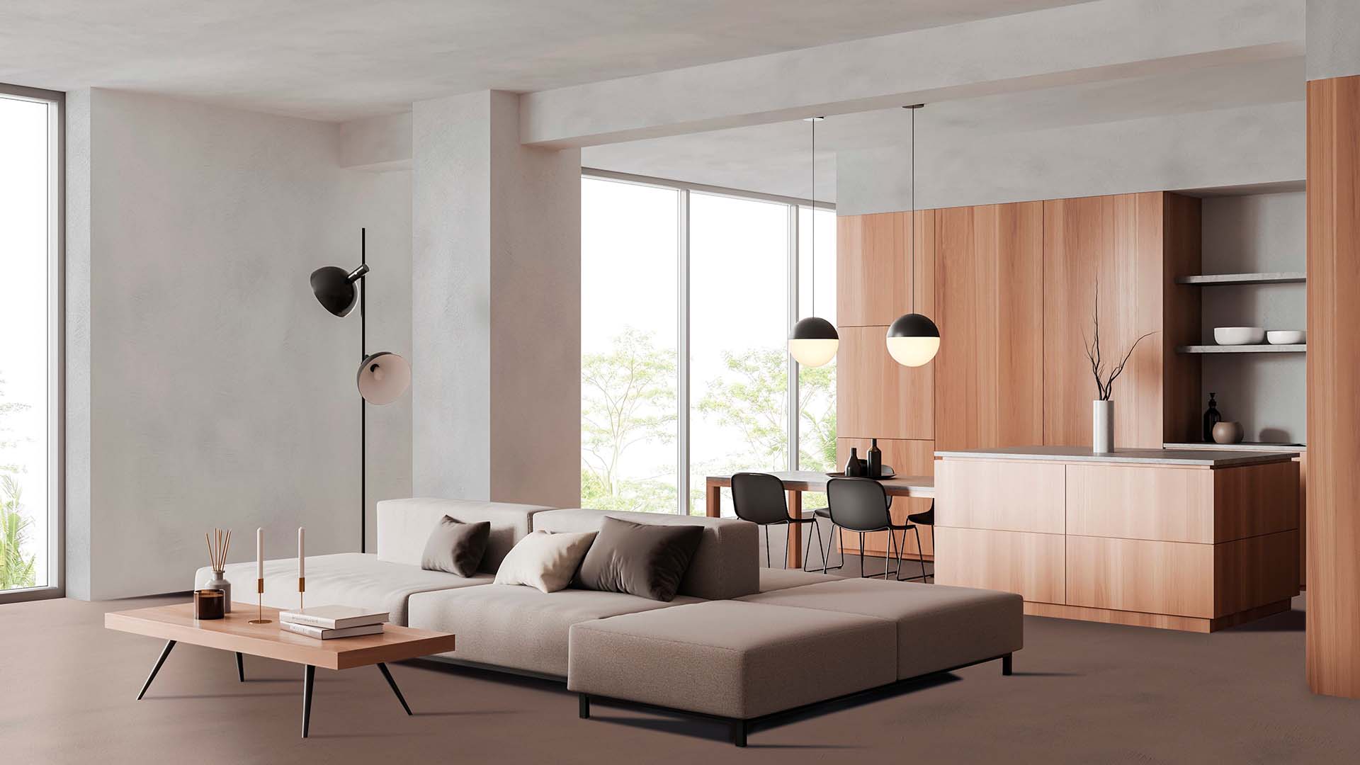 Isoplam Micro Supreme autumn brown e taupe