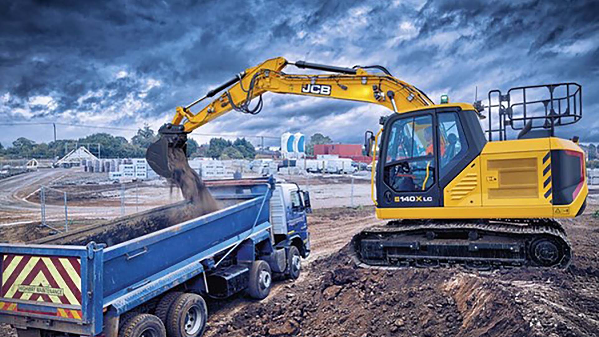 Jcb mezzo al lavoro