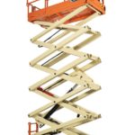 Jlg Es4046 Silo raised angle
