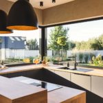 Oknoplast residenza privata Fisso di ampia misura con telaio sottile