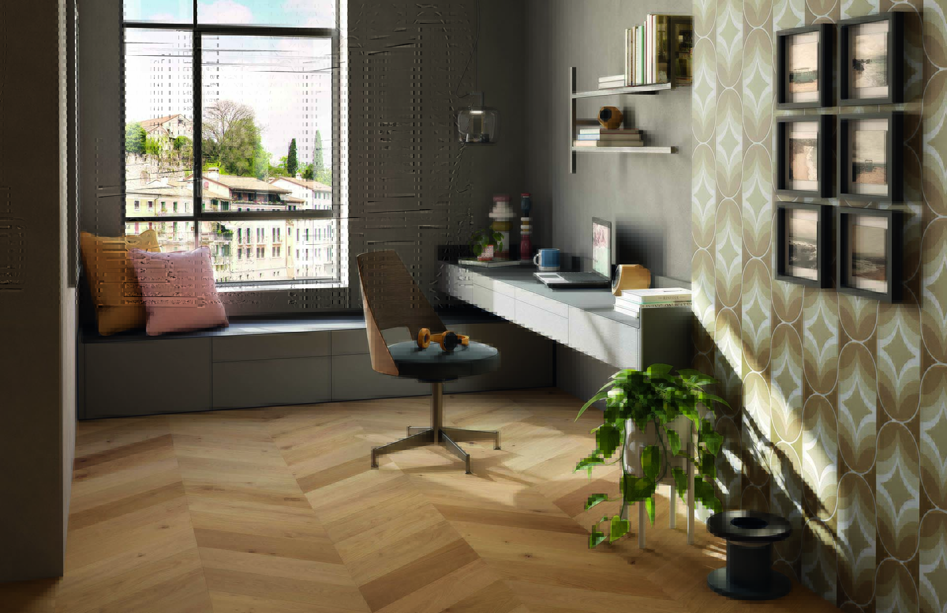 Woodco spina larga rovere cachemire