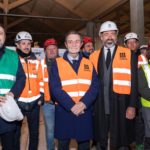 Coima il ministro Matteo Salvini e il presidente di regione Lombardia Attilio Fontana visitano il cantiere accompagnati da Manfredi Catella founder e ceo Coima Sgr