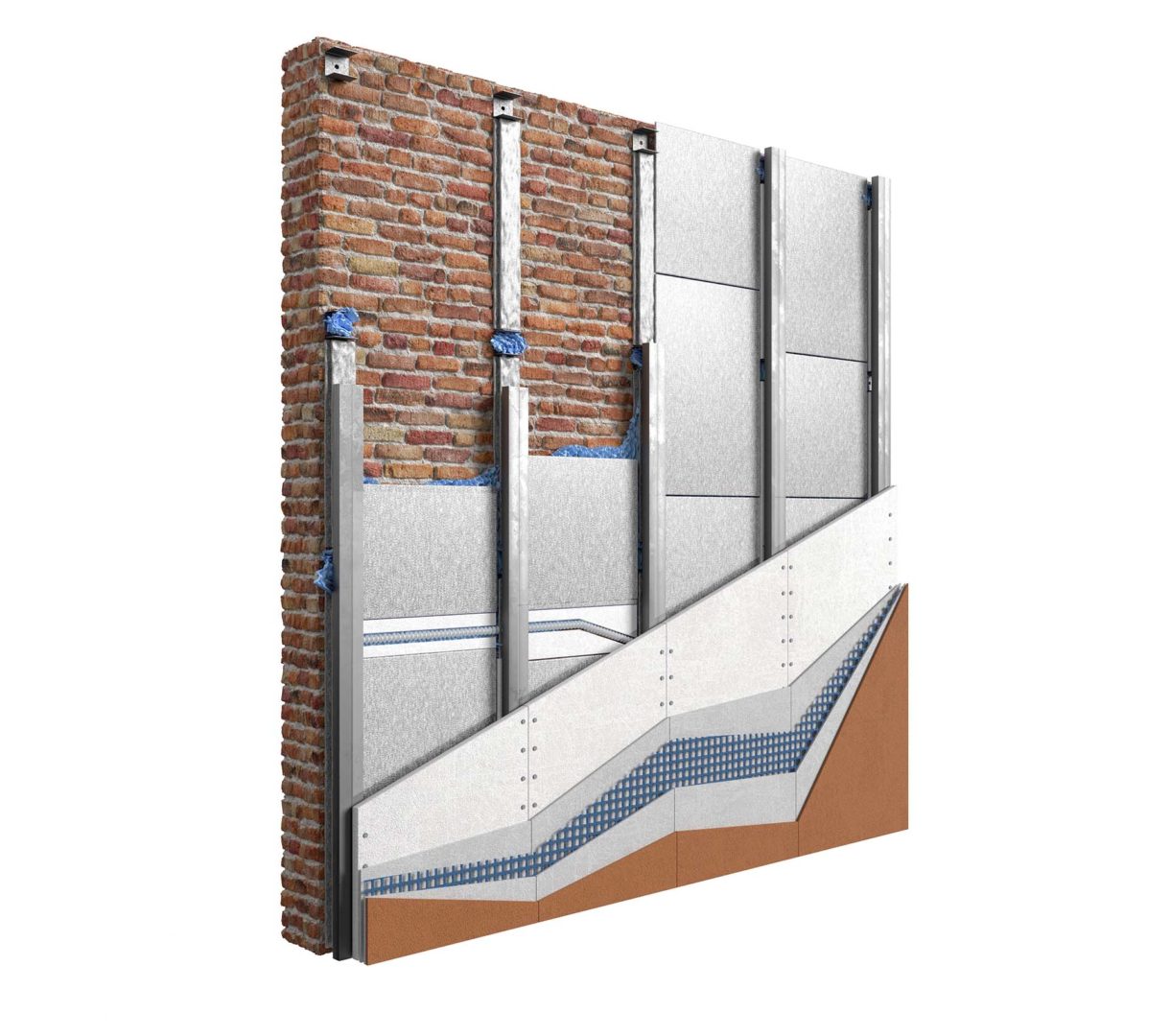 Isolcore installazione pannelli Cz a parete esterna