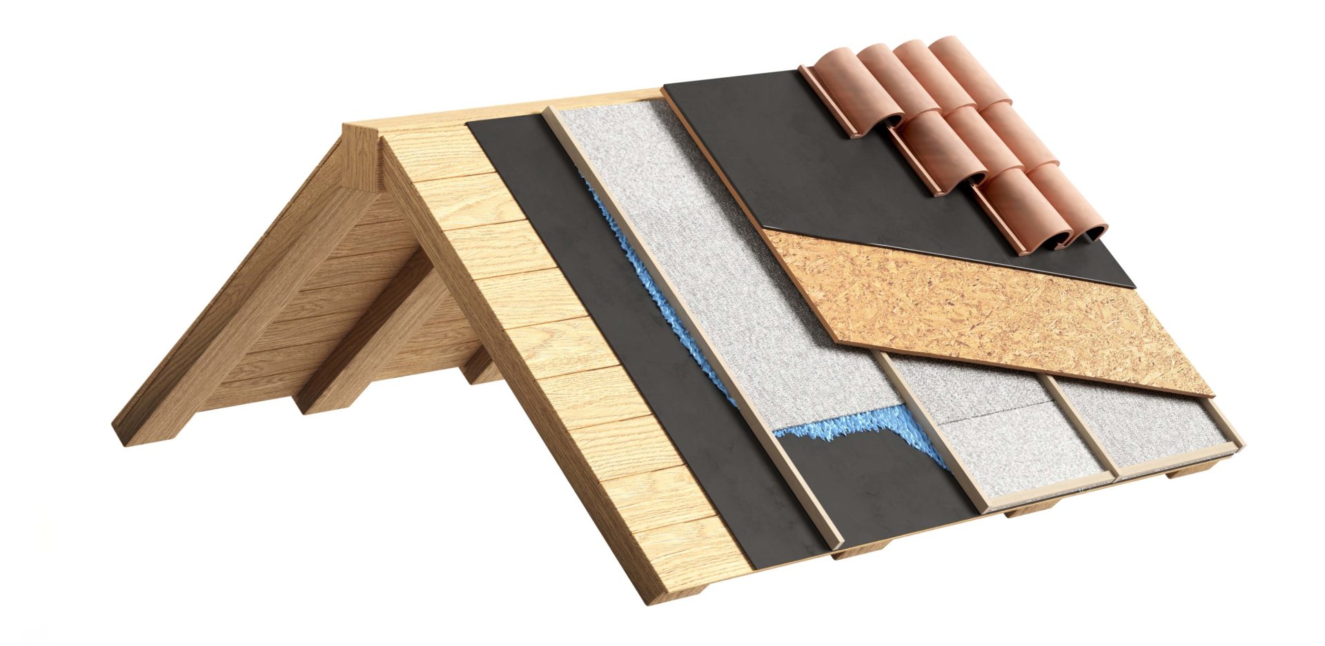 Isolcore installazione pannelli Cz a protezione del tetto in legno