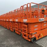 Jcb e Boels Una parte del parco macchine Boels