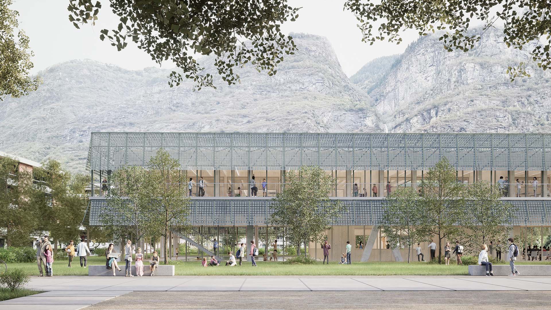 Land La Casa su albero render ©Campana Herrmann Pisoni architetti