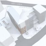 Schematizzazione posa pilastri Ncs e posa solaio in pannelli alveolari