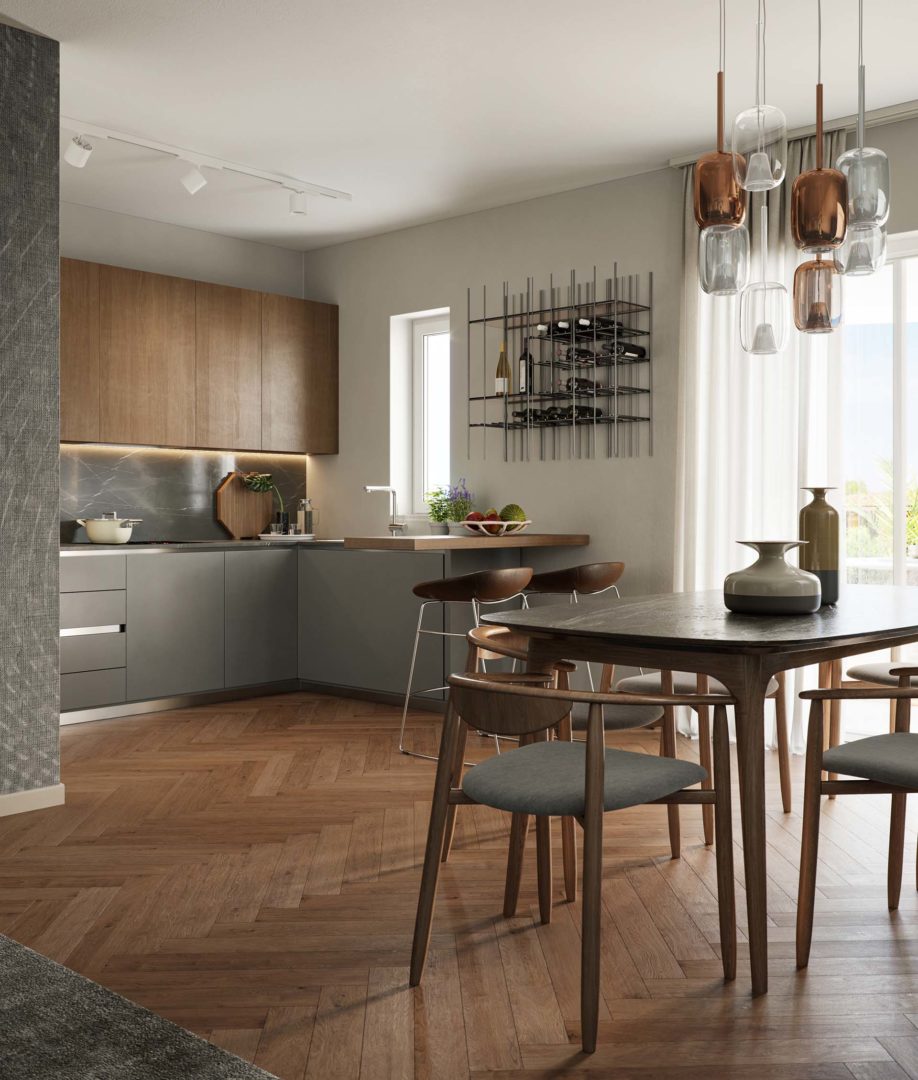 Vittorio Grassi Architects Roma Terrazze Talenti Living dettaglio