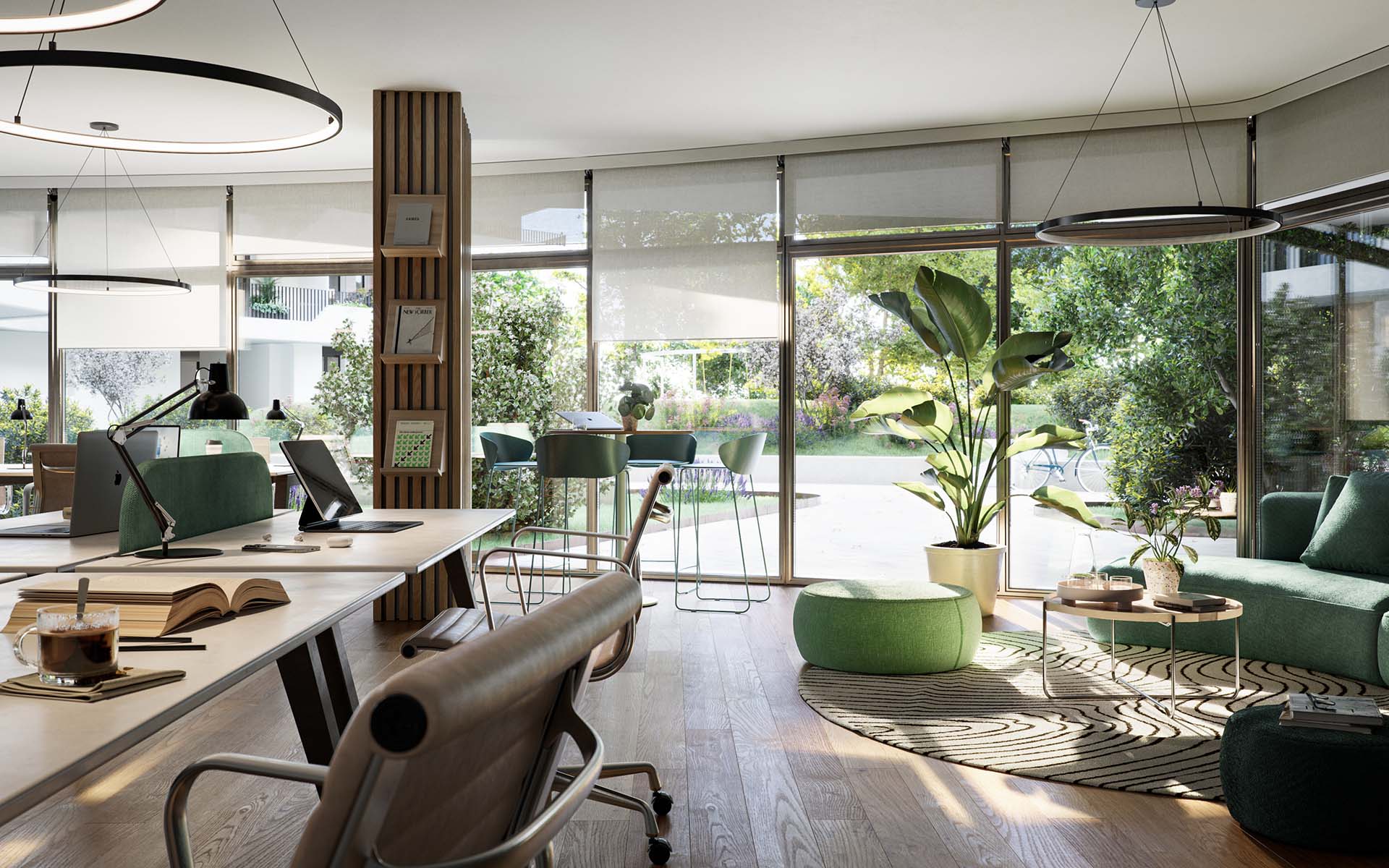 Vittorio Grassi Architects Roma Terrazze Talenti spazio per il Coworking
