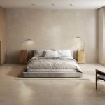 Casalgrande Padana Lithos ambientato beige 120x278 e 120x120