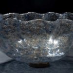 Glass Design Venezia blue gold powder primo piano
