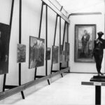 Gam In primo piano il bronzo di Cesare Biscarra Medina 1905