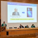 Hiroshi Amano durante la sua lectio magistralis alla Bicocca