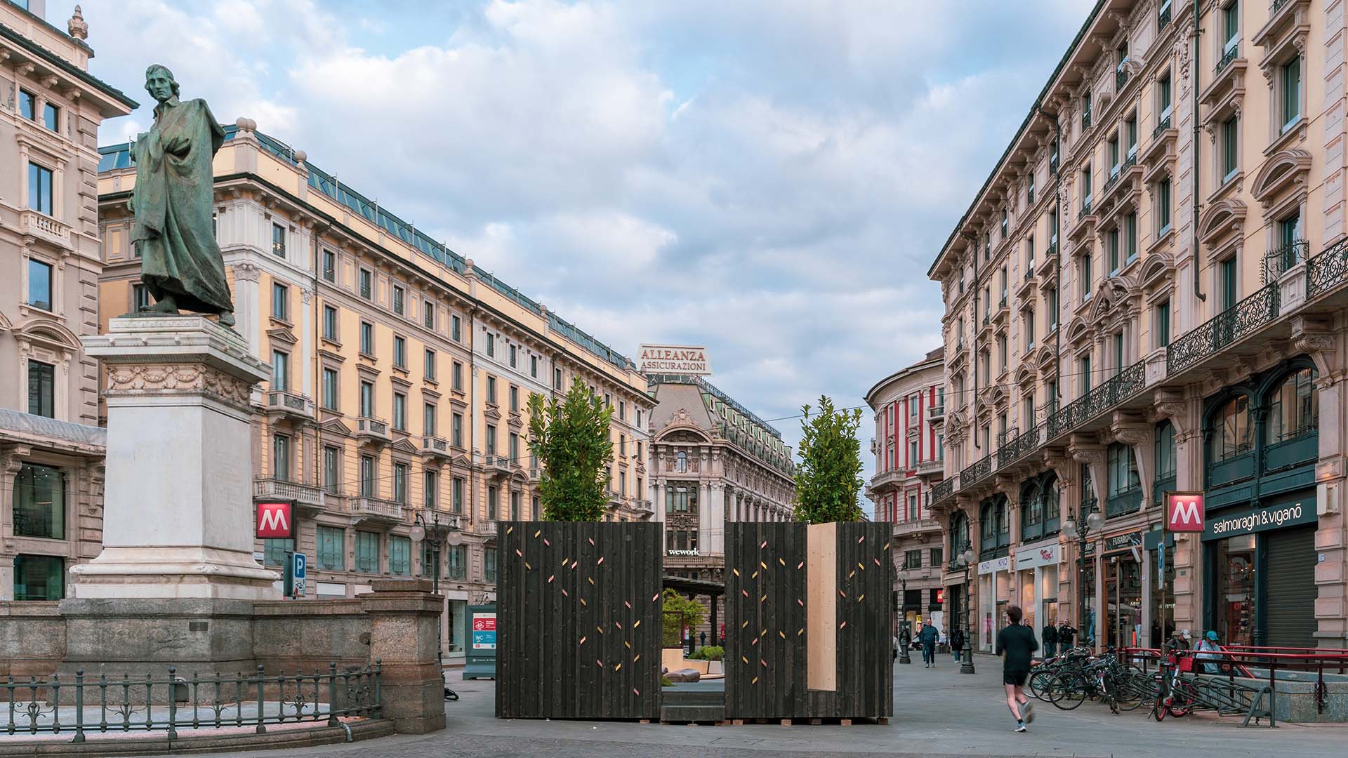 Mobart Ben installazione Padiglione Infinito, a Milano per Fuorisalone 2025