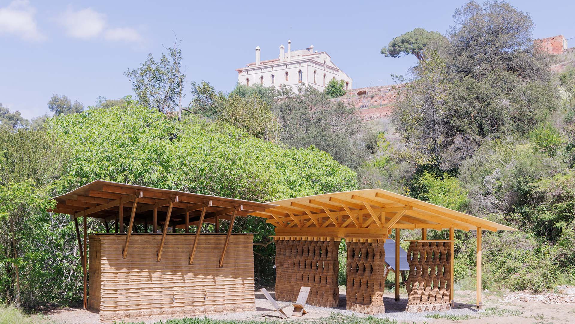 3D Printed Earth Forest Campus ©Iaac, Iwan Baan