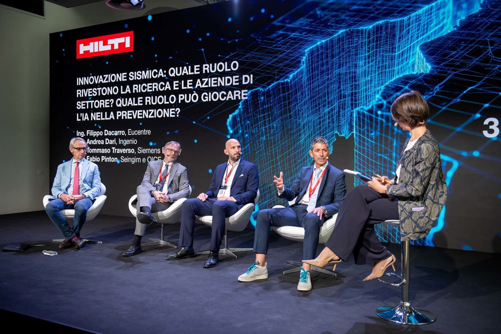 Hilti Seismic Academy relatori seconda tavola