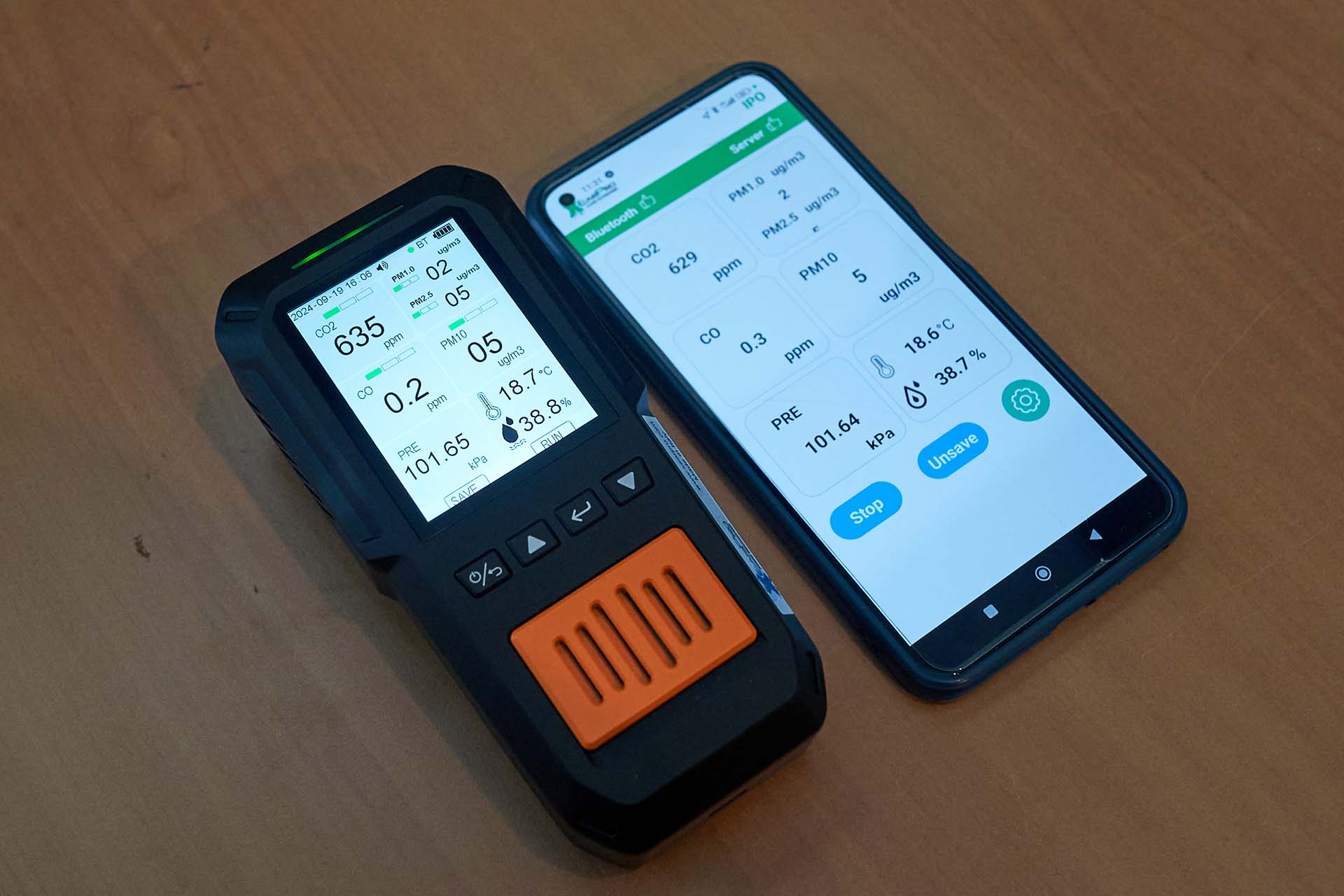 Il sensore Respiro e l'app